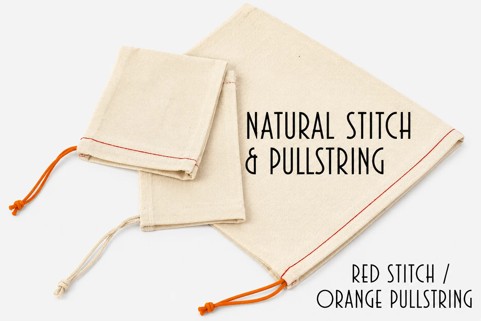 Mill Cloth Drawstring Parts and Gift Bags